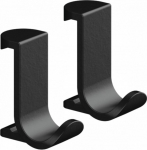 Rank&scaron;luosčio kabliukas Hansgrohe WallStoris, 27914670, juoda matinė, 2vnt