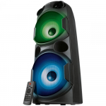 SVEN PS-750 2x40W; LED display; TWS; FM radio; AUX; USB/SD-card support;Lighting; Microphone input (karaoke); Remote Control; Built-in equalizer | SV-019617