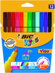 Bic Flomasteriai Kids Visa 12 spalvų rinkinys 002758 | 888695