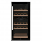 Caso | Wine cooler | WineComfort 24 | Energy efficiency class G | Showcase | Bottles capacity 24 bottles | Cooling type Compressor technology | Black | 00644