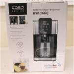 I&Scaron;PARDAVIMAS. Caso 01884 HW 1660 Turbo Hot water dispenser, Power 2600 W, Capacity 4 L, Black/Stainless Steel | Caso | Turbo Hot Water Dispenser | HW 1660 | Water Dispenser | 2600 W | 4 L | Plastic/Stainless Steel | Black/Stainless Steel | PAŽEISTA P ...