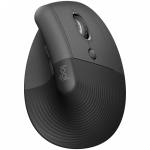 LOGITECH Lift Bluetooth Vertical Ergonomic Mouse - GRAPHITE/BLACK - B2B | 910-006494