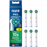Oral-B Pro Cross Action Replaceable Toothbrush Heads, 6-pack, White | refill Pro Cross Action
