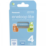Panasonic | Rechargeable Batteries | ENELOOP Lite BK-4LCCE/4BE | AAA | 550 mAh | 4 pc(s)