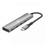 Goobay Slim 4-Port USB Hub, USB-C to USB-C, 5 Gbit/s | 76564