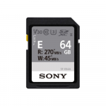 Sony | UHS-II Memory Card | SF-E SDXC Class10 | 64 GB | SDXC Memory Card | Flash memory class U3, V30 | SFE64A.AE