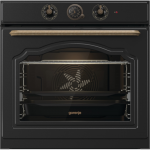 Gorenje | Oven | BOS67371CLB | 77 L | Multifunctional | EcoClean | Mechanical control | Steam function | Height 59.5 cm | Width 59.5 cm | Black