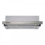 Candy CBT625/2X/1 Hood, B, Telescopic, Built-in, Width 60 cm, Extraction power 332 m&sup3;/h, Mechanical control, Silver