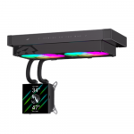 Gamemax CPU Liquid Cooler | GLACIER 240 LCD BK | Intel, AMD