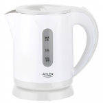 Adler | Kettle | AD 1371w | Electric | 850 W | 0.8 L | Stainless steel/Polypropylene | 360&deg; rotational base | White | AD 1371 white
