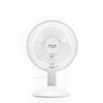 Adler | AD 7301 | Table Fan | White | Diameter 15 cm | Number of speeds 2 | 30 W | No
