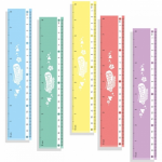 Liniuotė Colorino Pastel 20 cm plastikinė pastelinių spalvų | 82923PTR