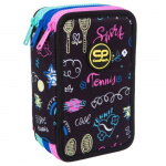 Forminis trijų skyrių penalas su priedais CoolPack Jumper 3 TENNIS STAR | F067691