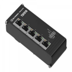 Teltonika Industrial Switch | TSF010 | Unmanaged | DIN rail mountable | 10/100 Mbps (RJ-45) ports quantity 5 | Power supply type 3-pin industrial DC power socket | TSF010000000