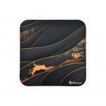 Arozzi Zona Square Floor Pad | Black/Gold | AZ-ZONA-QTRO-BKGD