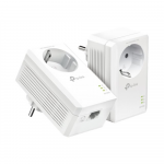 TP-LINK | AV1000 Gigabit Passthrough Powerline Starter Kit | TL-PA7017P KIT | 10/100/1000 Mbit/s | Ethernet LAN (RJ-45) ports 1 | No Wi-Fi | Extra socket
