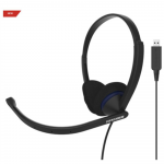 Koss | Headphones | CS200 USB | Wired | On-Ear | Microphone | Black | 194390