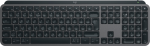 Logitech MX Keys S Belaidė klaviatūra, RF Wireless+Bluetooth, Illuminated, US Int, Graphite | 920-011587