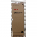 I&Scaron;PARDAVIMAS. TCL Refrigerator | RP340BSD1 | Energy efficiency class D | Free standing | Combi | Height 185 cm | No Frost system | Fridge net capacity 223 L | Freezer net capacity 117 L | Display | 35 dB | Grey | PAŽEISTA PAKUOTĖ, DENT ON DOOR AND TO ...