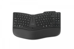 Kensington Pro Fit Ergo KB675 EQ TKL Belaidė klaviatūra, RF Wireless + BT, US Int, Juoda | K75491WW