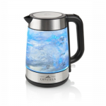 ETA | ETA615390000 | Standard kettle | 2200 W | 1.7 L | Glass | 360&deg; rotational base | Stainless steel/Black