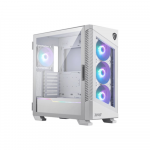 MSI MPG VELOX 100R White PC Case, Mid-Tower, USB 3.2, Audio-out, Mic-in | MSI