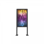 EDBAK | Floor stand | POK101 | 55 " | Maximum weight (capacity) 80 kg | Black