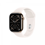 Apple Watch Series 11&nbsp;GPS + Cellular 42mm&nbsp;Gold Titanium Case with Light Blush Sport Band - M/L | Apple | MF8X4ET/A