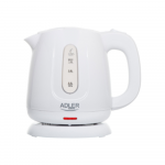 Adler Kettle | AD 1373 | Electric | 850 W | 1 L | Polypropylene | 360&deg; rotational base | White