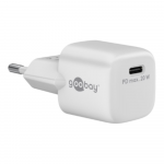Goobay | USB-C PD GaN Fast Charger Nano (20 W), White | 65404