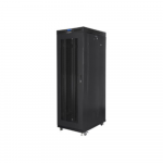 Lanberg | Rack cabinet 19" free-standing 27U/800x1000 (flat pack) with glass door, LCD | FF01-8027-23BL | Black