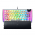 Razer Hot-swappable Mechanical Gaming Keyboard | BlackWidow V4 75% | Gaming Keyboard | Wired | US | Phantom White Edition | USB Type-C | Razer Mechanical Switches (Tactile) | RZ03-05003500-R3M1
