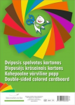 Kartonas SMLT, A4, 190 g, spalvotas, dvipusis, (16)  0708-100 | 2SP-K16