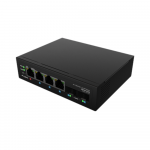 Lanberg Switch Light IndustrialPoE 1xBT 3xAT 2xSFP Din Unmanagment Gigabit Ethernet | ILGE-4P-2S-90 | Unmanaged
