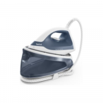 TEFAL Steam generator iron | FV2C41E0 Express Optimal | 2400 W | 1.2 L | 5 bar | Auto power off | Vertical steam function | Calc-clean function | Blue/White | SV4110E0
