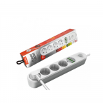 ColorWay | CW-CHE44W | Power socket, 4 EU sockets