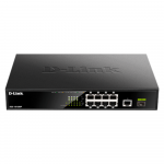 D-Link | 10 Gigabit port Switch with PoE | DGS-1010MP | Unmanaged | Desktop / Rackmount | Gigabit Ethernet (copper) ports quantity 1 | SFP ports quantity 1 | Power over Ethernet (PoE) ports quantity 8 | DGS-1010MP/E