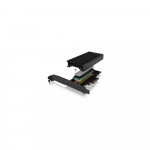 Raidsonic | ICY BOX | PCIe card with M.2 M-Key socket for one M.2 NVMe SSD | IB-PCI214M2-HSL