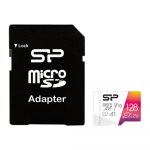 Silicon Power | microSDHC UHS-I Memory Card | Elite | 128 GB | microSDHC/SDXC | Flash memory class 10 | SP128GBSTXBV1V20SP