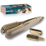 Cecotec Air Straightener | AirLisse 2in1 ForceDry Champagne | Ceramic heating system | Number of heating levels 4 | 1000 W | Beige | A01_EU01_111302