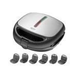 Camry | Sandwich maker 6 in 1 | CR 3057 | 1200 W | Number of plates 6 | Black/Silver