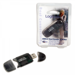 Logilink | Cardreader USB 2.0 Stick external for MMC, RS-MMC, SD and SD HC | CR0007