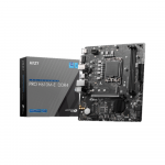 MSI | PRO H610M-E DDR4 | Processor family Intel | Processor socket  LGA1700 | DDR4 DIMM | Memory slots 2 | Supported hard disk drive interfaces  SATA, M.2 | Number of SATA connectors 4 | Chipset Intel H610 | Mirco-ATX