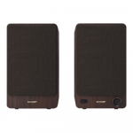 Sharp CP-SS30 Bookshelf Speakers, Brown | Sharp | Speakers | CP-SS30(BR) Bookshelf | 60 W | Bluetooth | Brown | Wireless connection