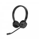 Jabra Evolve 65 TE UC Stereo Link390a Belaidės ausinės, Bluetooth, USB-A, Juoda | 6699-839-409