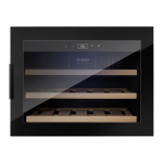 Caso | Wine cooler | WineSafe 18 EB | Energy efficiency class G | Built-in | Bottles capacity 18 bottles | Cooling type Compressor technology | Black | 00627