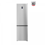 TCL Refrigerator | RP456BLE0 | Energy efficiency class E | Free standing | Combi | Height 201 cm | No Frost system | Fridge net capacity 314 L | Freezer net capacity 142 L | Display | 39 dB | Silver | RP456BLE0EU