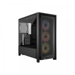 Corsair PC Case | Frame 4000D RS ARGB Modular | Black | Mid-Tower | CC-9011296-WW