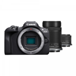 Canon | EOS R100 Mirrorless Camera + RF-S 18-45mm IS STM Lens + RF-S 55-210mm IS STM Lens | Megapixel 24.1 MP | Image stabilizer | ISO sensitivity (max) 256000 | Wi-Fi | Video recording | Manual | CMOS | Black | 6052C023