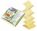 Lipnūs lapeliai Forpus Office, Z tipo, 75x75mm, geltoni (100l) | FO42000